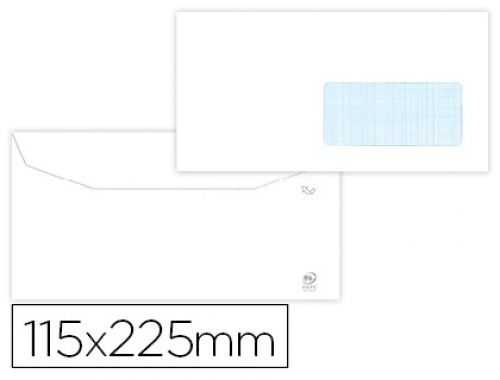 Envelope liderpapel branco 115x225 mm janela direita aba engomada papel offset 80 gr caixa de 500 unidades , Liderpapel , 6194 , 8423473061941